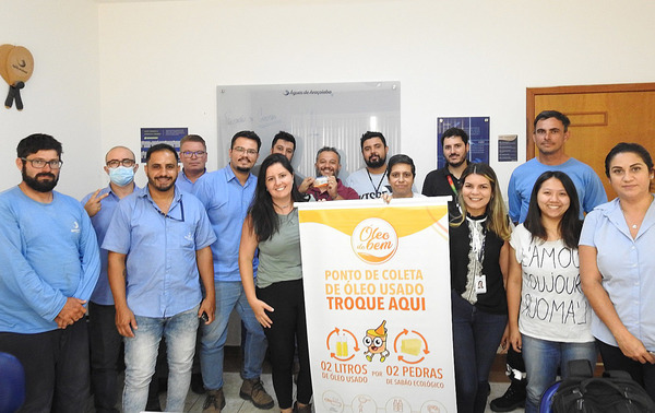 Araçoiaba da Serra e Votorantim recebem pontos para troca gratuita de óleo de cozinha usado por barras de sabão
